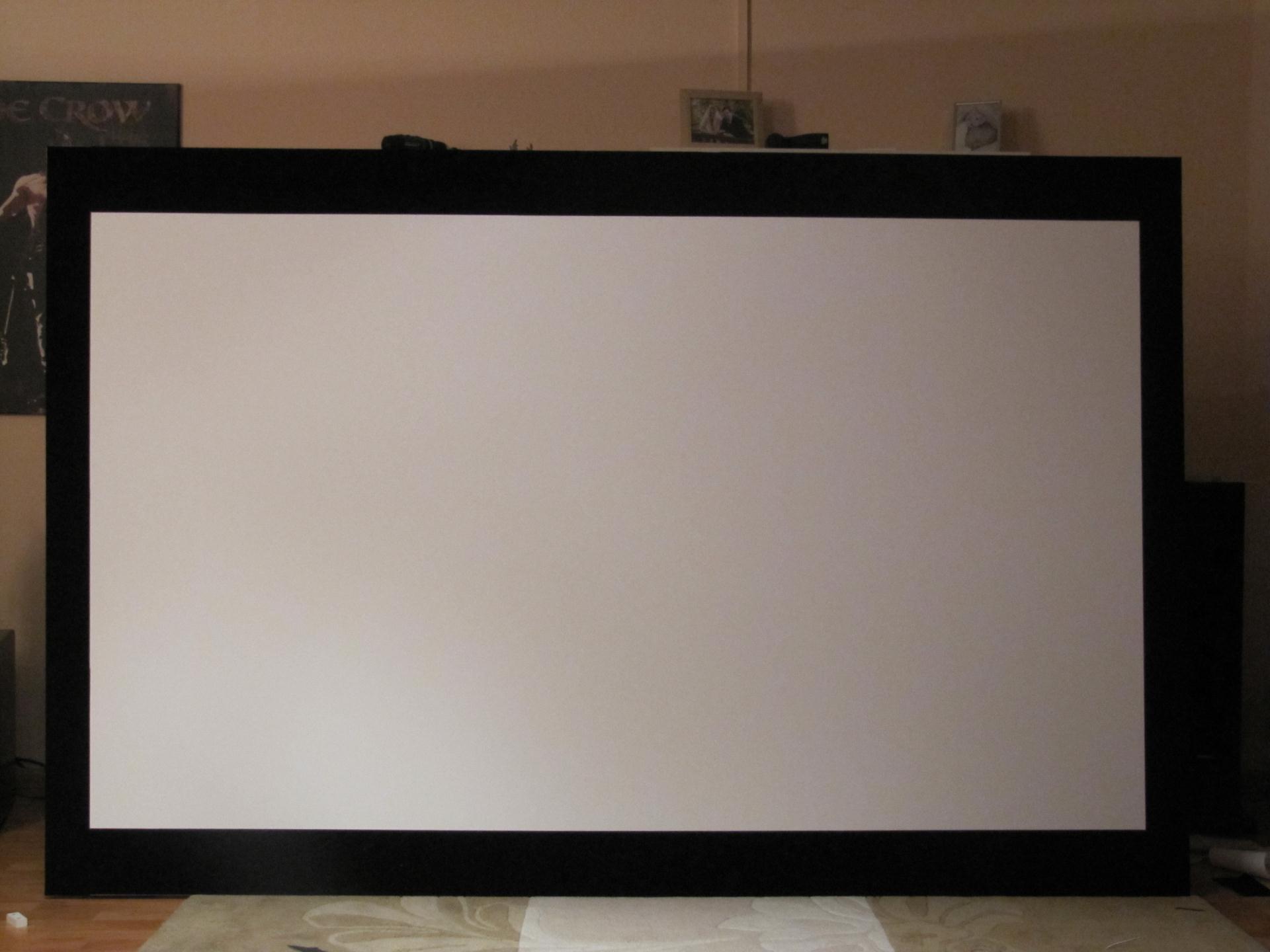 Bau einer 16:9 heimkinoleinwand mit variabler magnetischer ... Media wand selber bauen