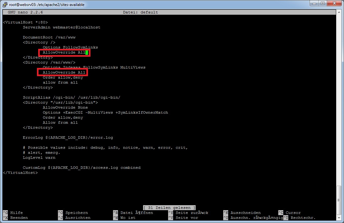 Anleitung: Einen Linux Webserver installieren