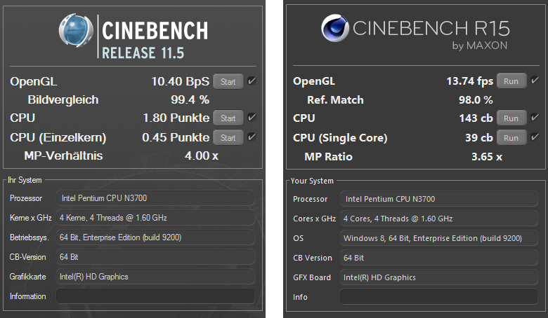Intel NUC5PPYH im Test unter Windows 8.1 und OpenELEC