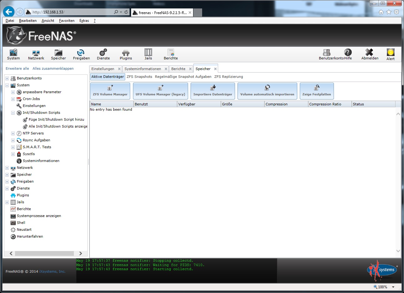 ZFS Volume unter FreeNAS verschlüsseln