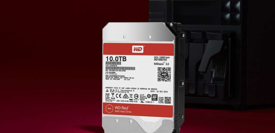 WD Red NAS Festplatten mit 10TB und niedriger Leistungsaufnahme