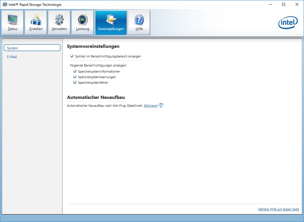 6-Bay NAS mit Windows 10 und Intel RAID