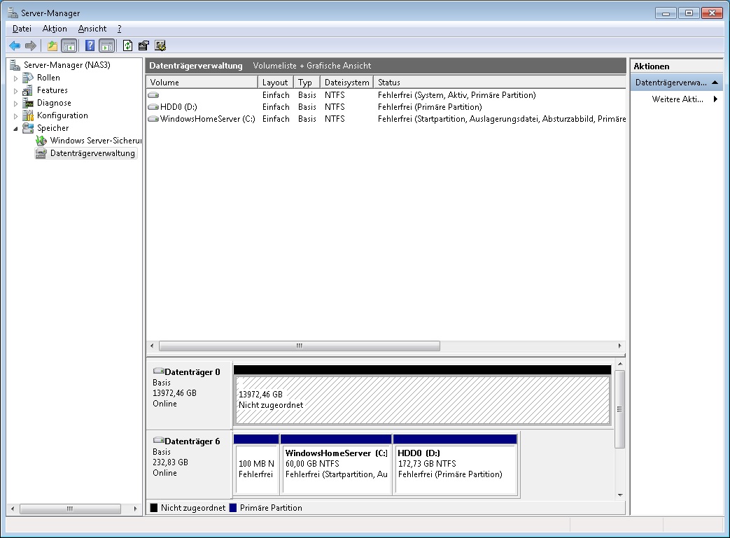 6x3TB im Raid 5 mit Intel RST