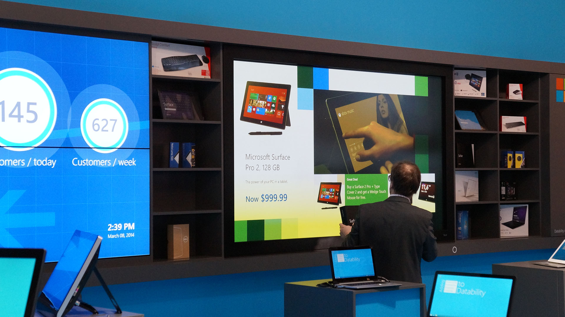 CeBit 2014 - Microsoft Live Szenarien - Das Ladengeschäft 2.0