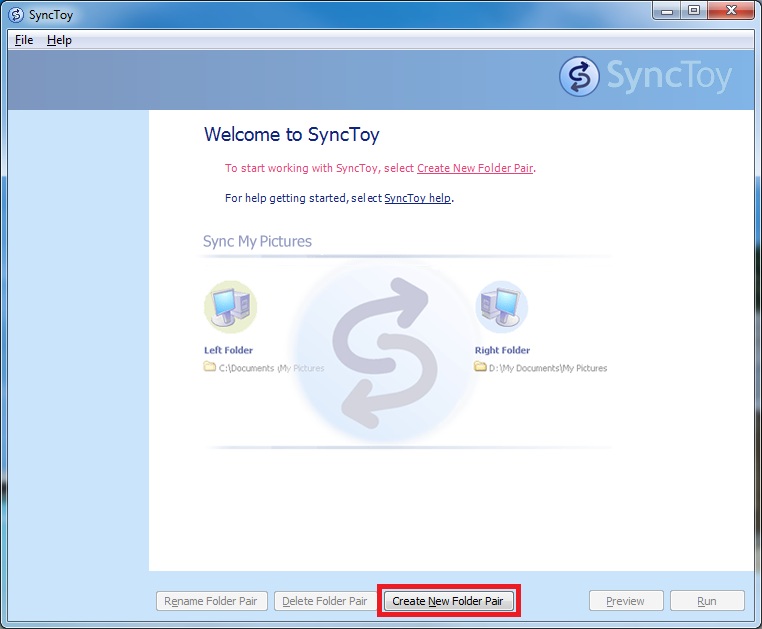 Dateien synchronisieren/sichern mit Microsoft SyncToy