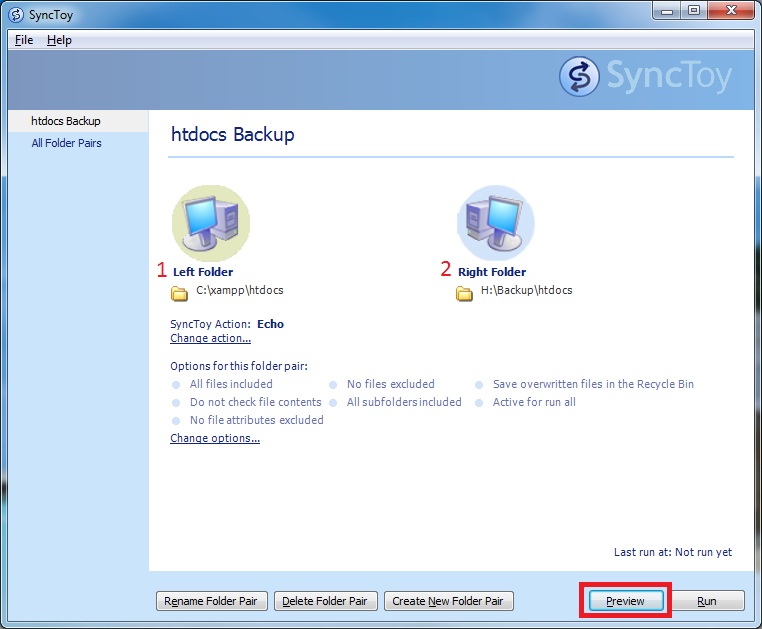 Dateien synchronisieren/sichern mit Microsoft SyncToy