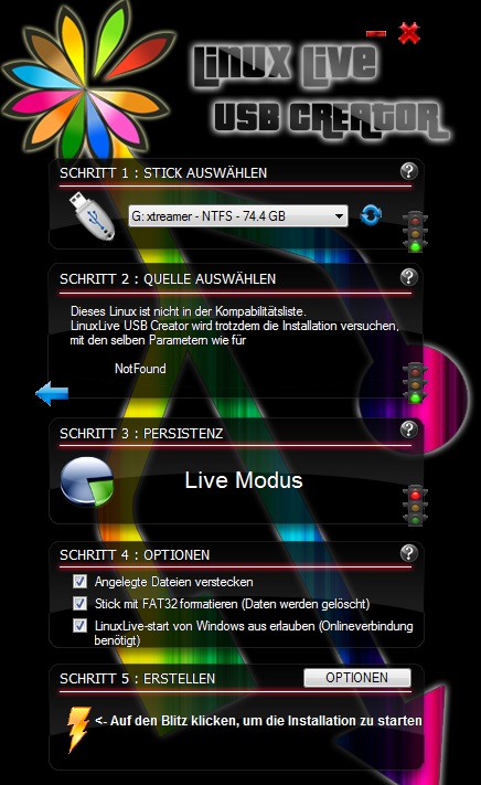 Bootbaren Datenträger zur Installation von XBMCbuntu erstellen