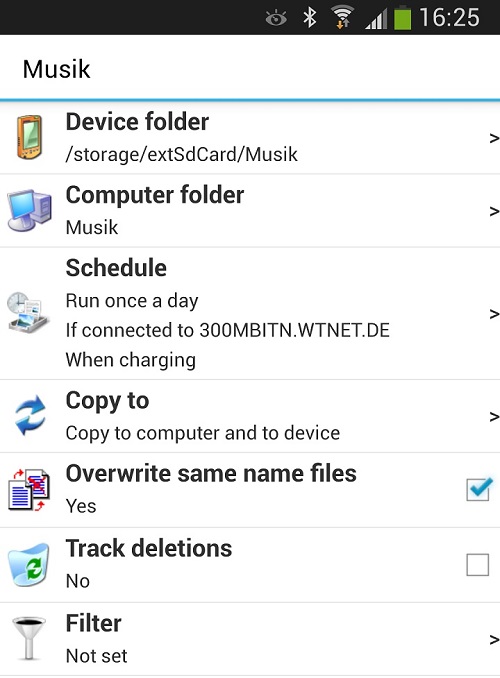 Musik und Bilder auf einem Android Smartphone synchronisieren