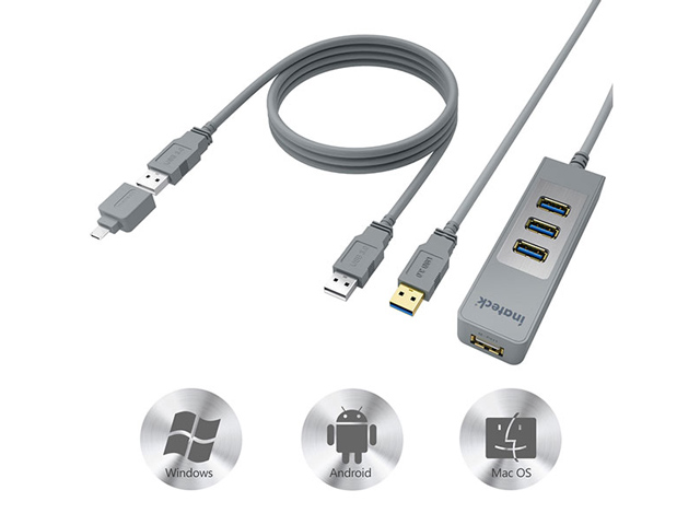 Inateck HB4009 3-Port USB 3.0 Hub mit Magic-Port im Test