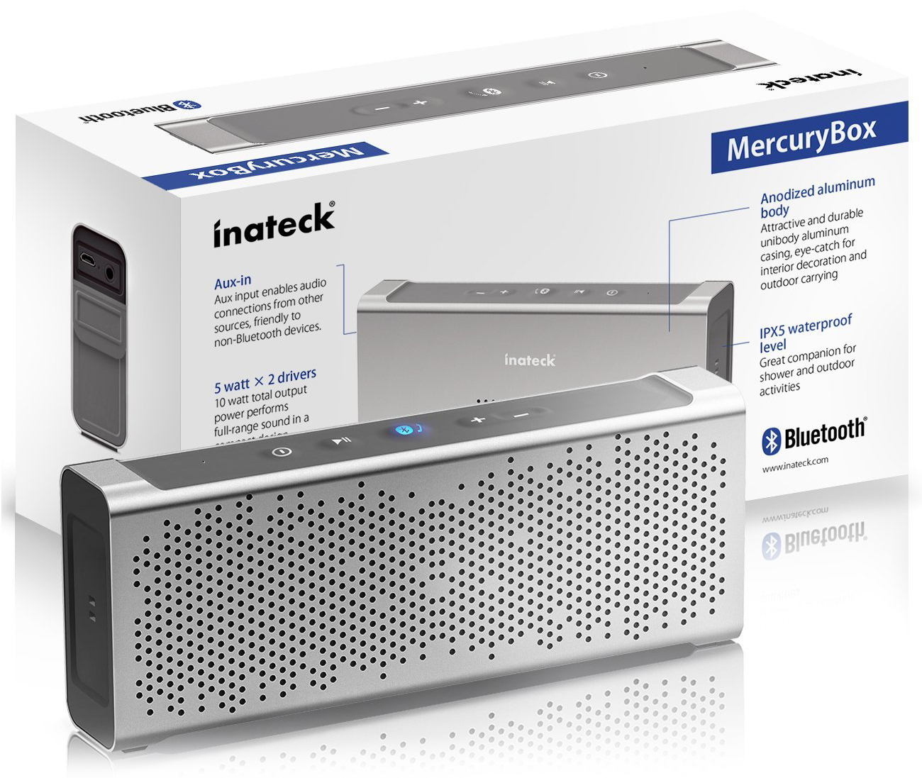 Inateck MercuryBox im Test - Überzeugt der Bluetooth Lautsprecher ? Inateck MercuryBox im Test - Überzeugt der Bluetooth Lautsprecher ?
