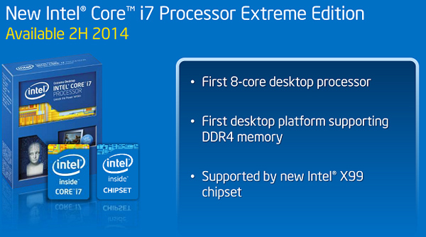Die ersten 3 Intel Core i7-5xxx Haswell-E CPUs kommen Ende August