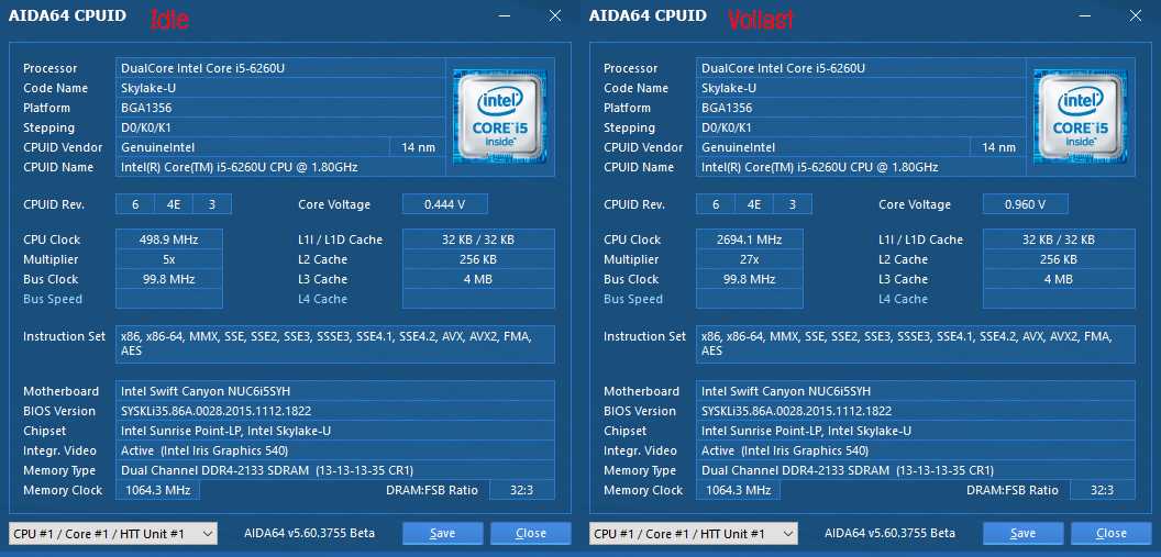 Intel NUC6i5SYK/H mit Skylake CPU im Test unter Windows 10 und OpenELEC
