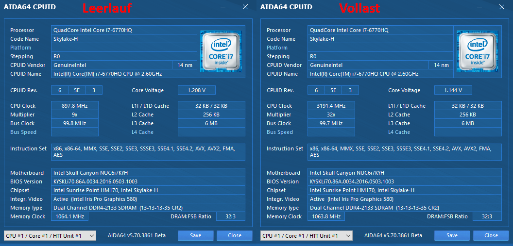 Intel NUC6i7KYK - Skull Canyon im Test mit Windows 10 und LibreELEC