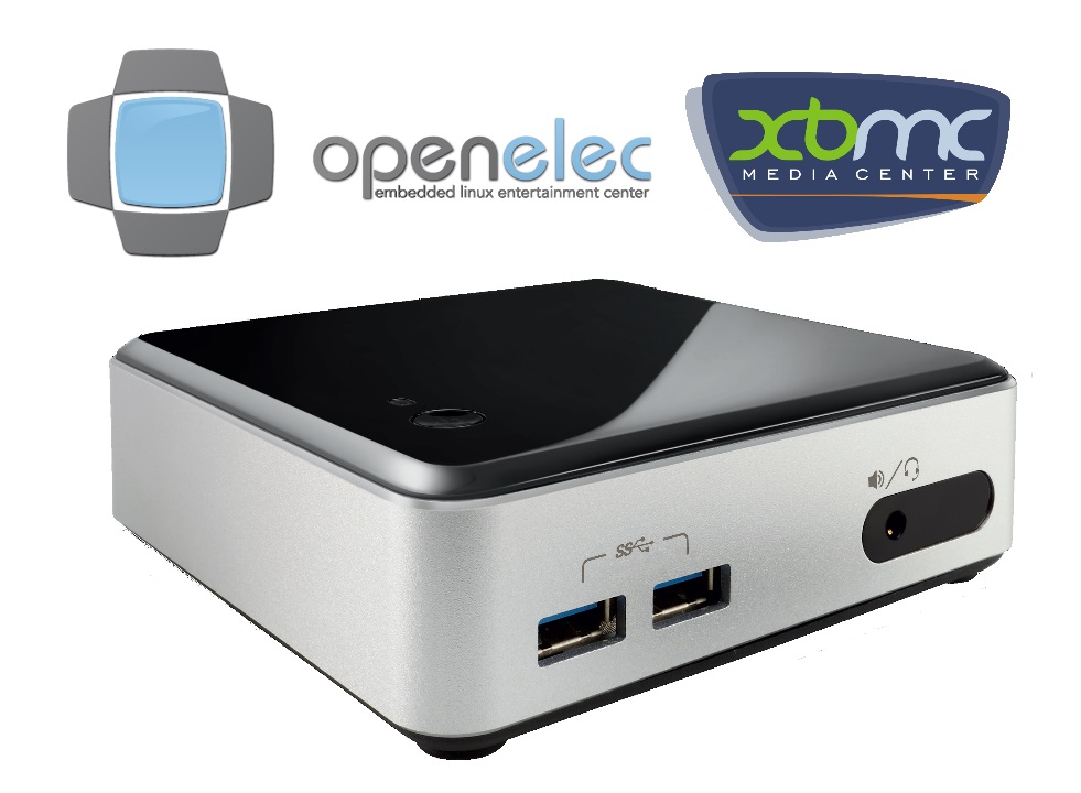 Intel NUC I3 D34010WYK mit XBMC (Openelec)