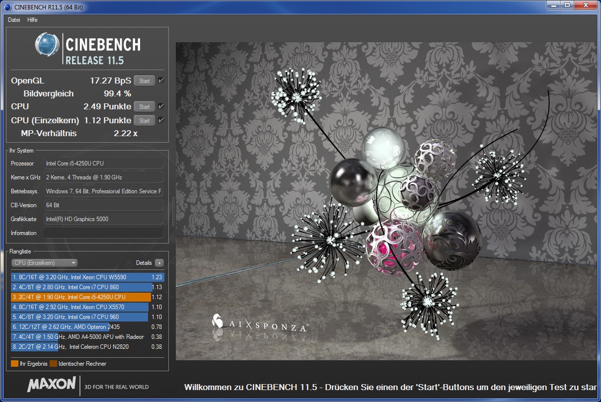 Intel NUC D54250WYK im Test unter Windows 7 und OpenElec