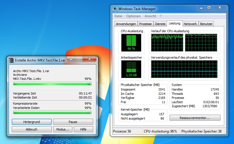 Test der Intel NUC DN2820FYKH unter OpenElec (XBMC) und Win 7