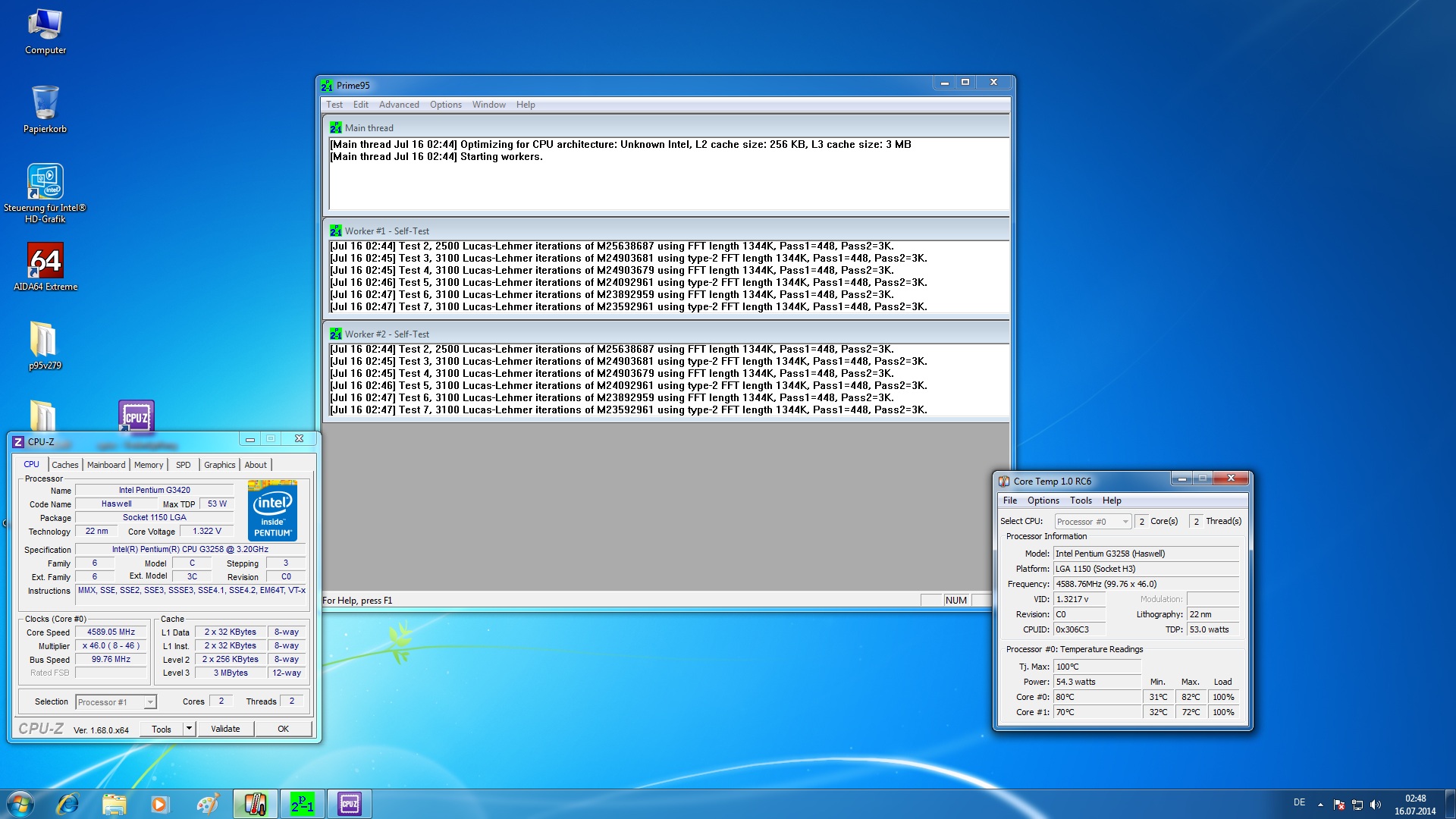 Intel Pentium G3258 Anniversary OC Test mit dem ASRock Z97M