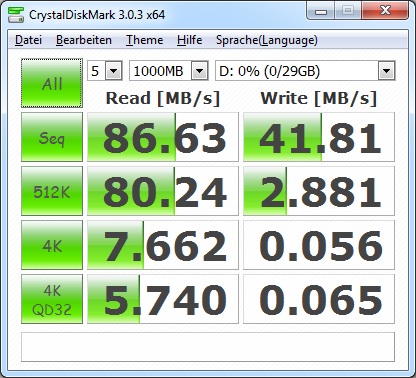 Intenso Speed Line im Test