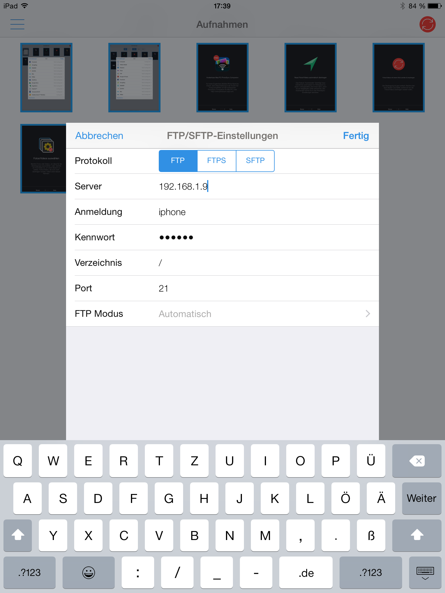 iOS (iPhone + iPad) - Bilder ohne iTunes per WLAN syncronisieren