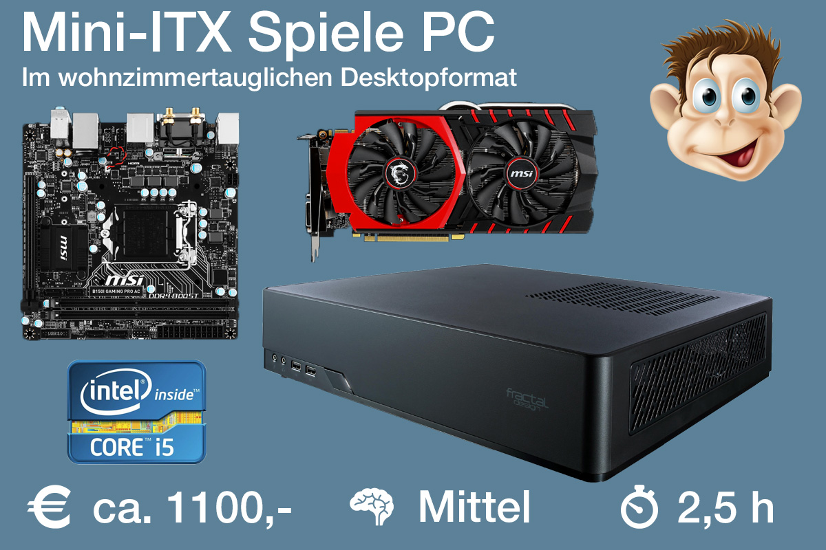Mini-ITX Spiele PC auf Skylake Basis im Eigenbau - Der Test