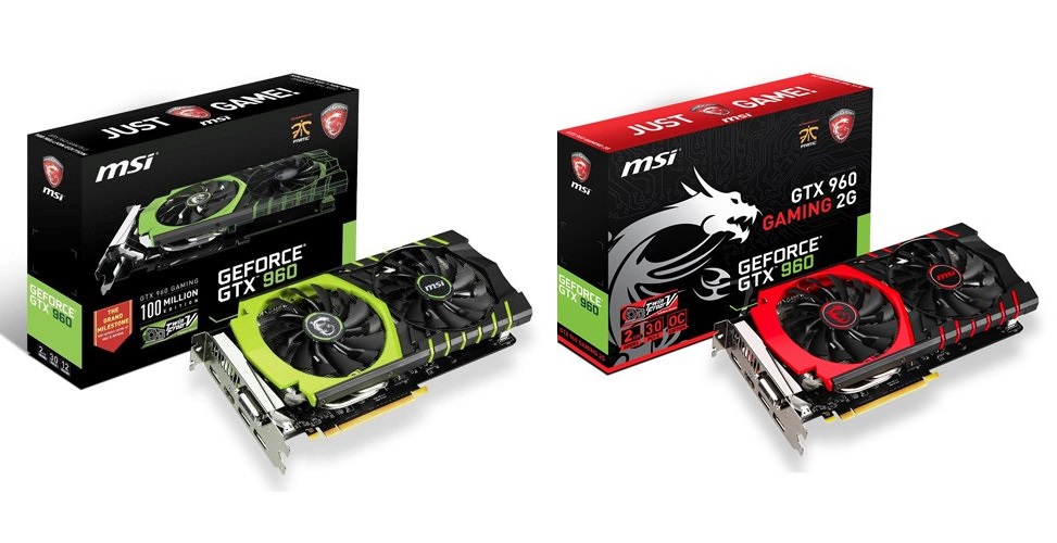 MSI 100 Million Sonderedition der GTX 960 und GTX 970 lieferbar