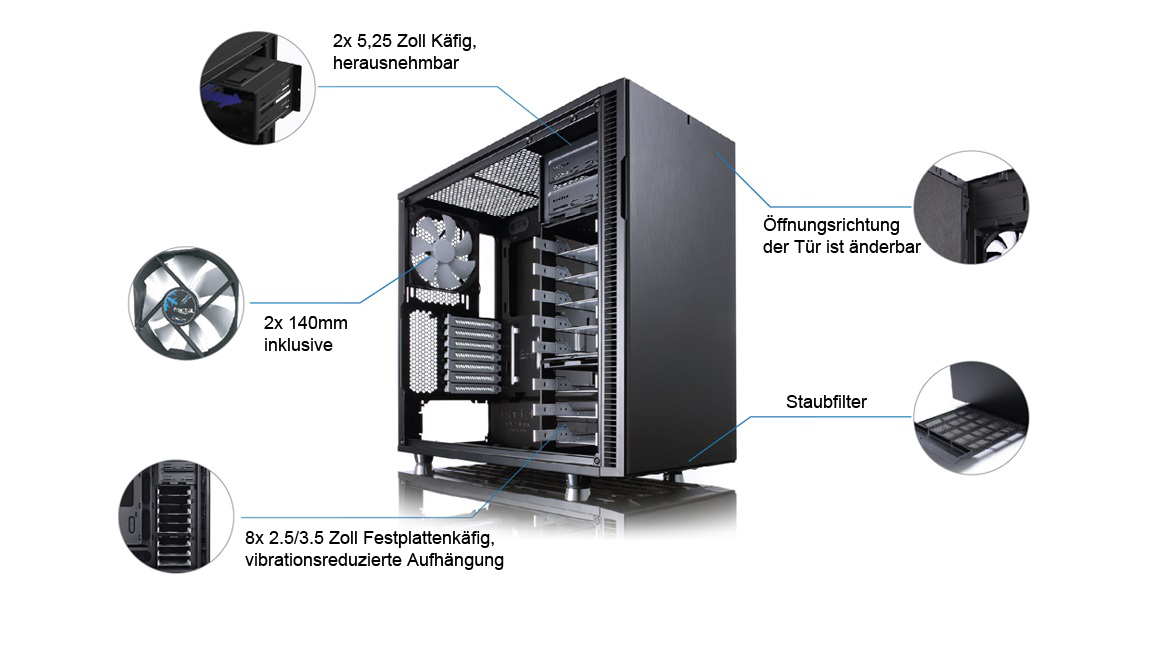 NAS Advanced 2.0 mit Skylake Pentium Prozessor und 6x SATA