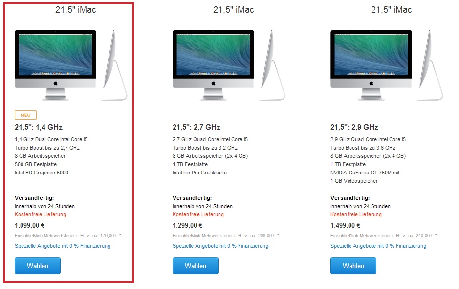 Neue Apple iMac Version kommt erstmalig mit einem ULV i5