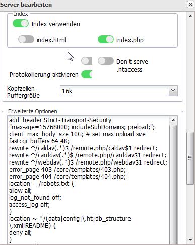 HowTo: Nextcloud unter OpenMediaVault 3 inkl. Fail2Ban