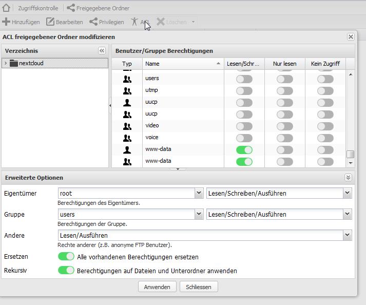 HowTo: Nextcloud unter OpenMediaVault 3 inkl. Fail2Ban