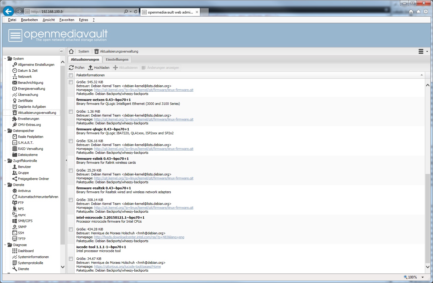 Backports Kernel für OpenMediaVault / Debian Wheezy installieren