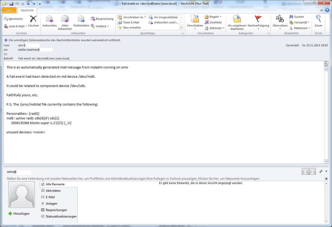 Sparsames NAS mit Software-Raid unter Linux / OpenMediaVault