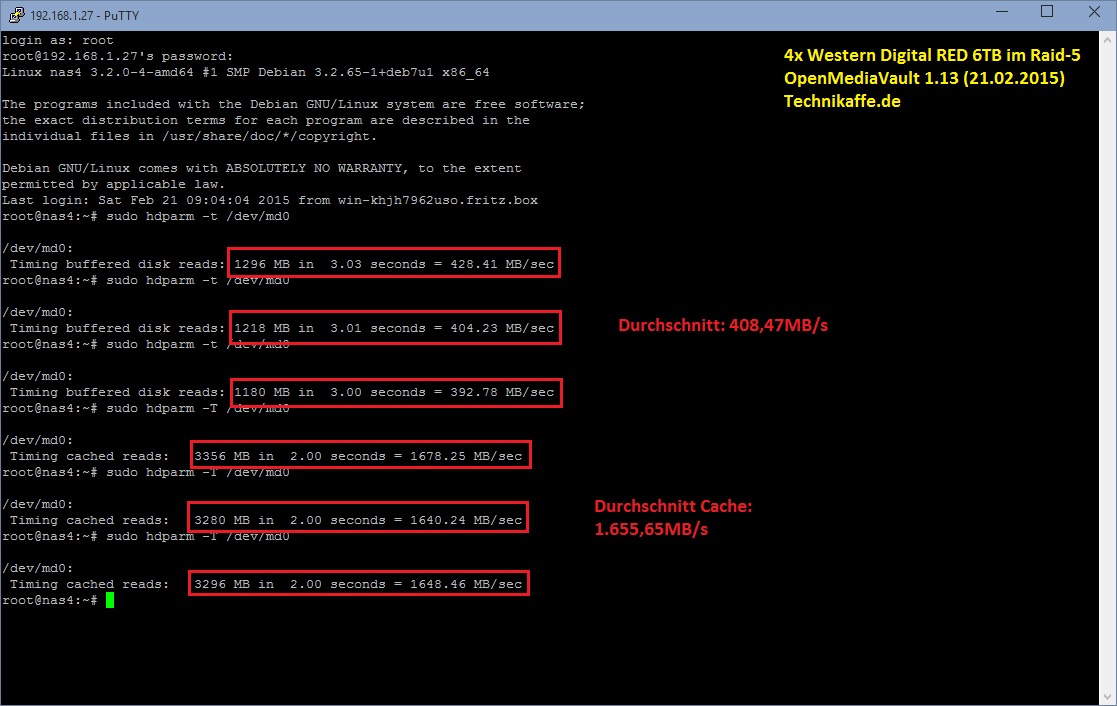 Sparsames NAS mit Software-Raid unter Linux / OpenMediaVault