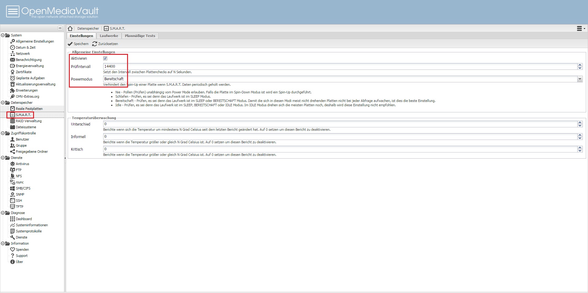 Installation und Konfiguration von OpenMediaVault inkl. Wake-On-Lan