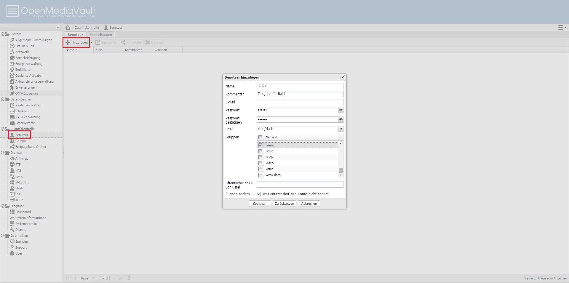 Installation und Konfiguration von OpenMediaVault inkl. Wake-On-Lan