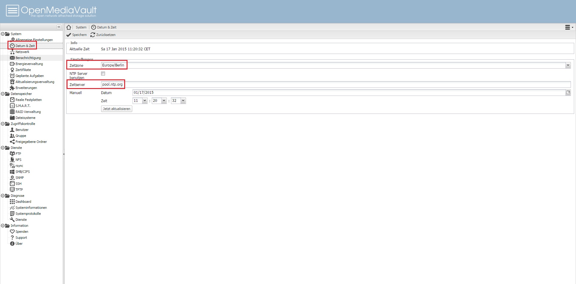Installation und Konfiguration von OpenMediaVault inkl. Wake-On-Lan