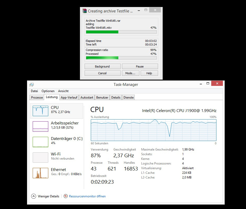 Passiver Slim PC Shuttle XS35V4 im Test unter Windows 8