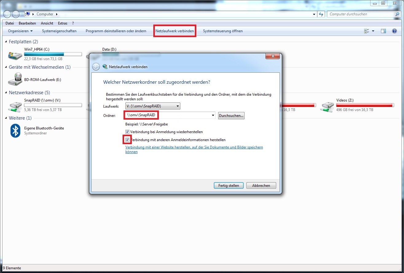 SnapRAID und AUFS unter OpenMediaVault als Raid 5/6 Ersatz