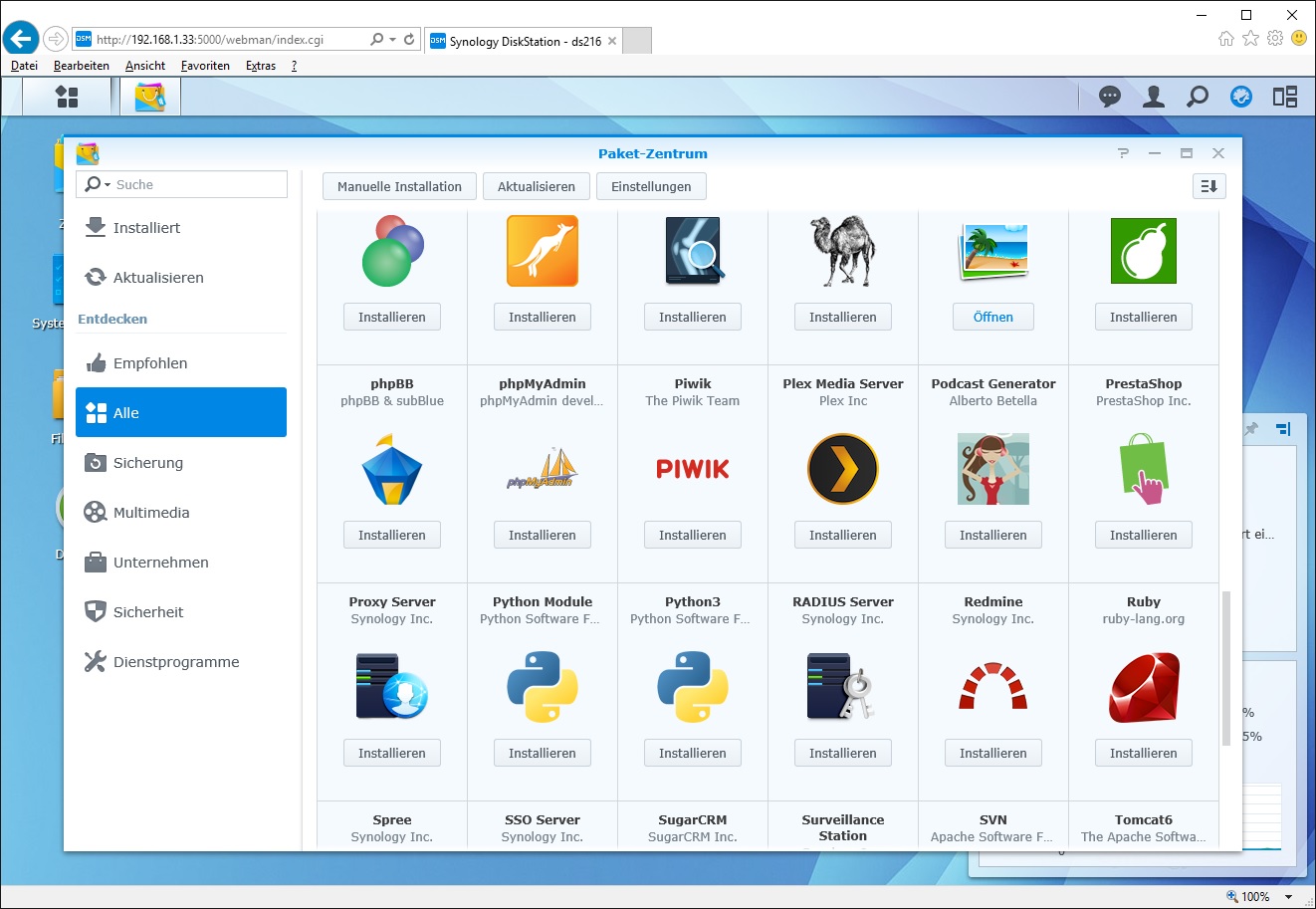 Synology DS216+ Test - 2 Bay NAS mit Intel Braswell und AES-Ni