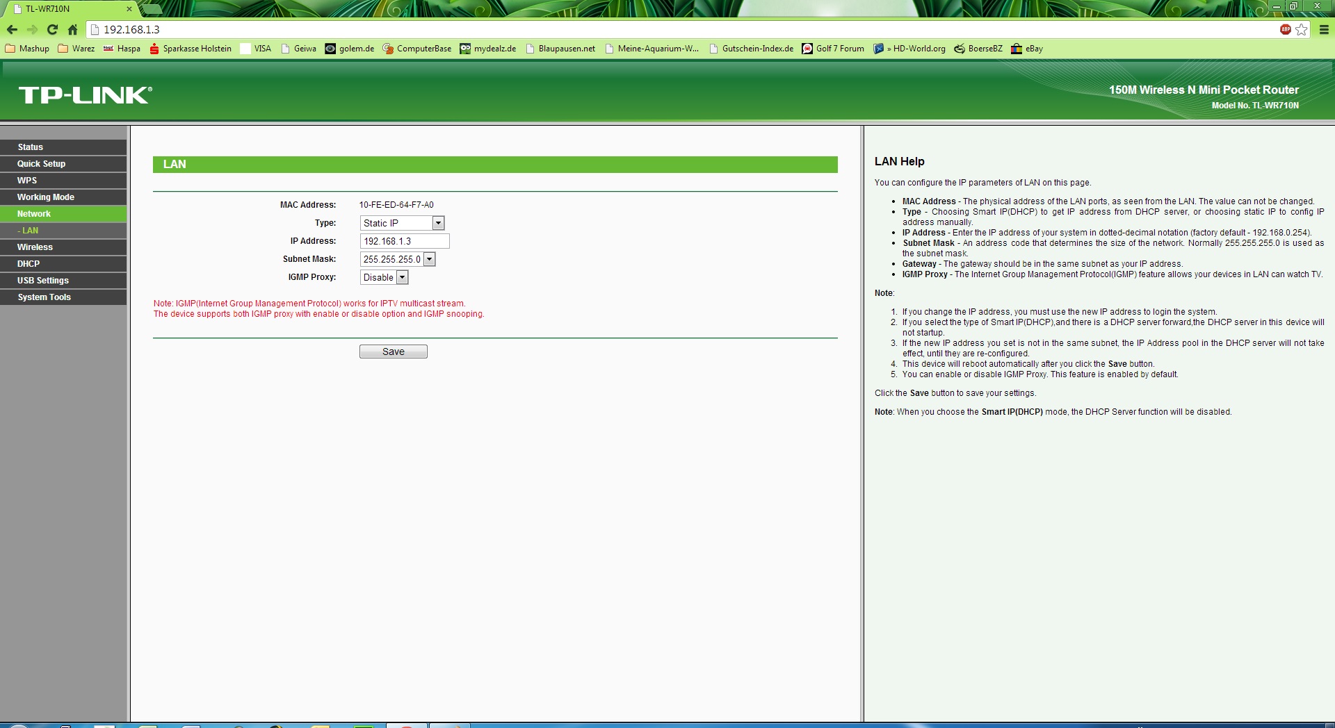 Test TP-Link TL-WR710N Nano W-LAN Router