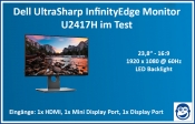 Dell UltraSharp InfinityEdge Monitor (24 Zoll) - U2417H im Test Dell UltraSharp InfinityEdge Monitor (24 Zoll) - U2417H im Test