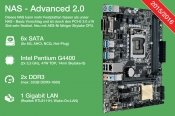 NAS Advanced 2.0 mit Skylake Pentium Prozessor und 6x SATA NAS Advanced 2.0 mit Skylake Pentium Prozessor und 6x SATA