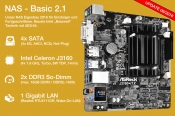 NAS Eigenbau 2015 für 4 HDDs mit Intels Braswell und AES-Ni NAS Eigenbau 2015 für 4 HDDs mit Intels Braswell und AES-Ni