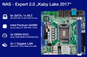 NAS Expert 2.0 - Kaby Lake mit ECC-Ram, 6x SATA und M.2 Slot NAS Expert 2.0 - Kaby Lake mit ECC-Ram, 6x SATA und M.2 Slot