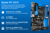 Spiele PC 2015 mit Core i7 - selber bauen im Wert von 1200-1600 Euro Spiele PC 2015 mit Core i7 - selber bauen im Wert von 1200-1600 Euro