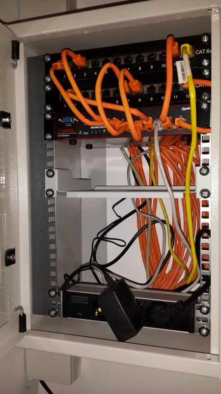 10 Zoll Netzwerkschrank - Mein kleines Heimnetzwerk