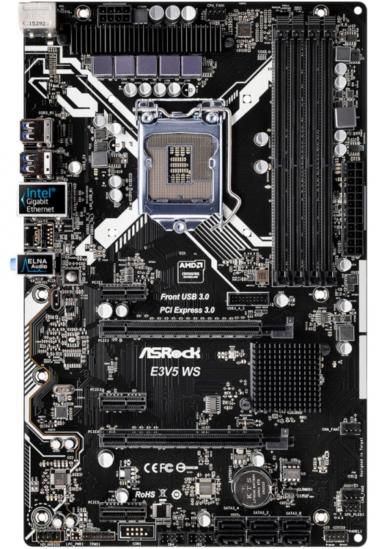 ASRock E3V5 WS - ECC fähiges Skylake Board für 120 Euro