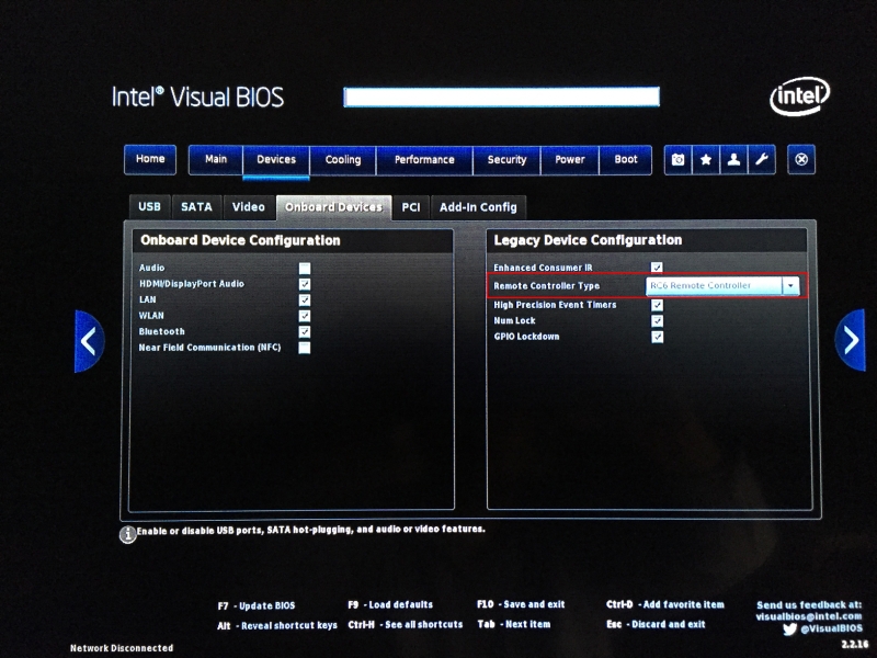 Update: Beta BIOS für neue Intel NUC Generation behebt IR BUG unter Linux / OpenELEC