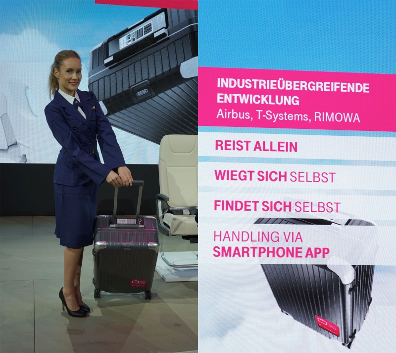 CeBit 2014 - Telekom stellt intelligenten Koffer Bag2Go vor