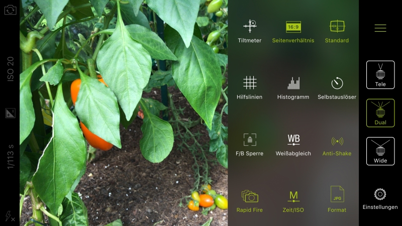 Dank Procamera schöne Fotos mit dem iPhone 7 Plus knipsen