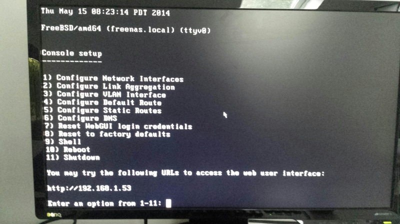 FreeNAS Bay Trail Fix (Kernel Panic Bug) für FreeNAS 9.2.1.5